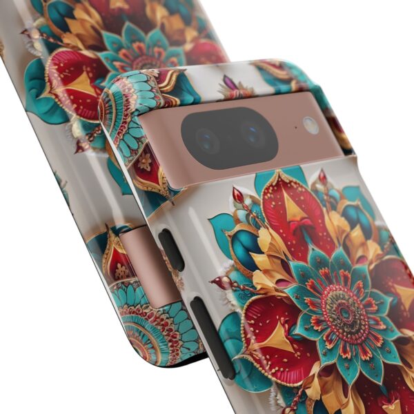 Colorful Mandala Phone Cover, Bohemian Style Accessory, Unique Gift for Her, Stylish Smartphone Protection