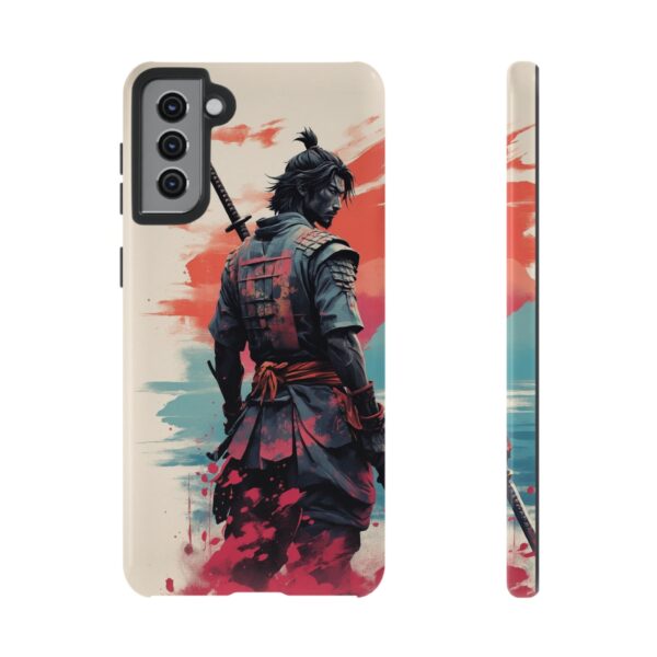 Samurai Warrior Phone Case, Tough Cases, Unique Phone Accessories, Phone Cover Gift, Gamer Phone Decor, Anime Style Case
