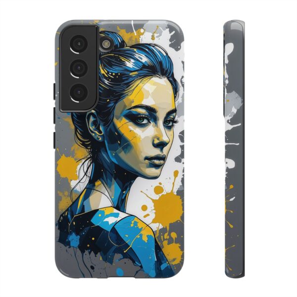 Vibrant, Artistic Tough Phone Case, Modern Art, Smartphone Accessories