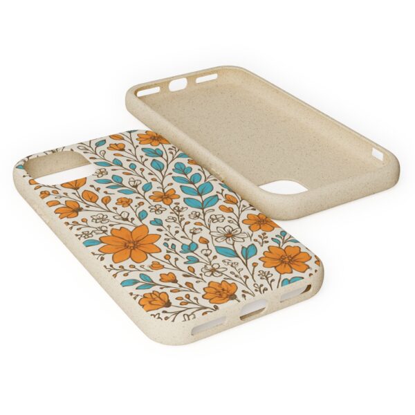 Floral Biodegradable Phone Case - Eco-Friendly Design for Nature Lovers