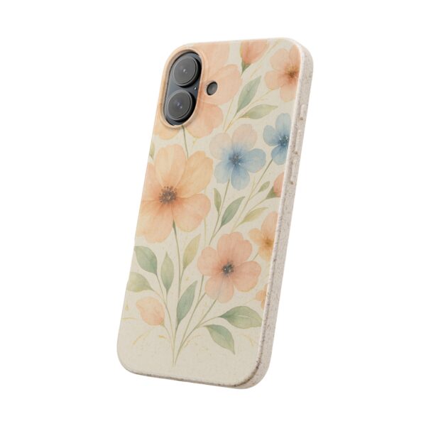 Floral Biodegradable Phone Case - Eco-Friendly Nature Design