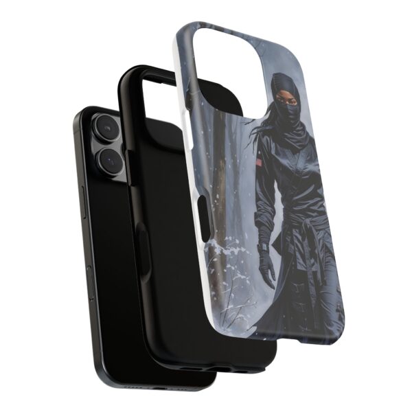 Artistic Phone Case, Ninja Aesthetic, Unique Smartphone Cover, Adventurous Spirit