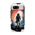 Astronaut Case, Tough Phone Cover, Galaxy Art Protector, Space Lover Gift, Unique Mobile Accessory
