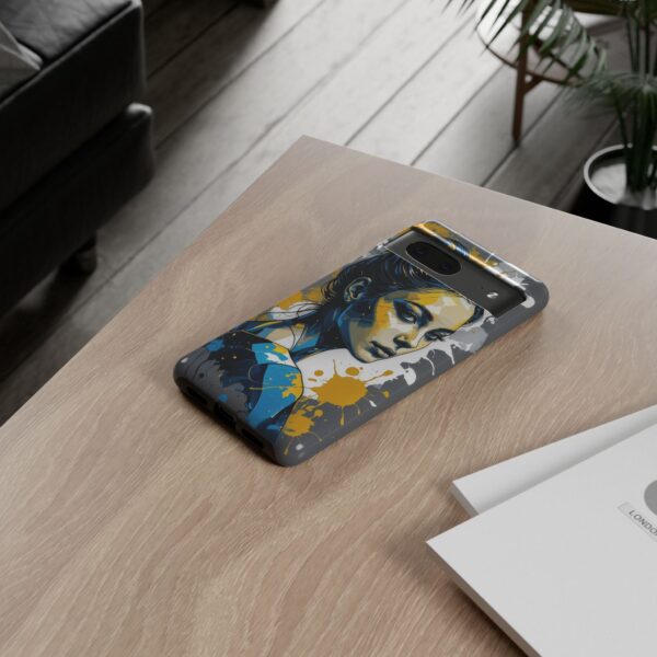 Vibrant, Artistic Tough Phone Case, Modern Art, Smartphone Accessories
