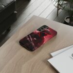 Red Urban Warrior Phone Case for Gamers & Action Fans