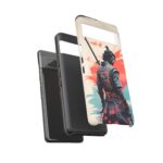 Samurai Warrior Phone Case, Tough Cases, Unique Phone Accessories, Phone Cover Gift, Gamer Phone Decor, Anime Style Case