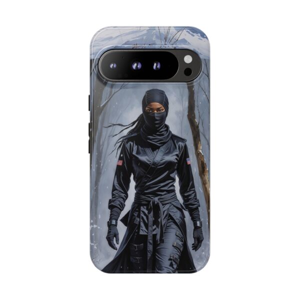 Artistic Phone Case, Ninja Aesthetic, Unique Smartphone Cover, Adventurous Spirit
