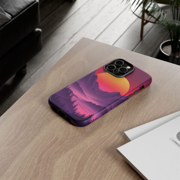 Mountain Sunset Phone Case - Tough Cases for Nature Lovers