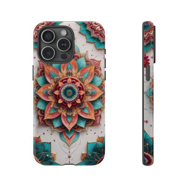 Mandala Phone Case, Colorful Floral Design, Bohemian Style, Tough Cases, Gift for Her