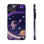 Space Astronaut Slim Phone Case