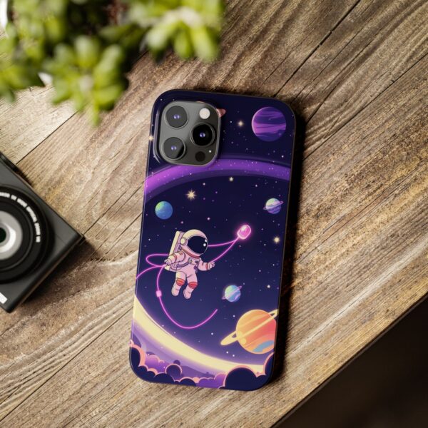 Space Astronaut Slim Phone Case