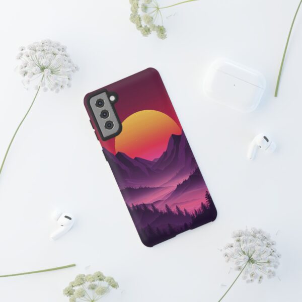 Mountain Sunset Phone Case - Tough Cases for Nature Lovers