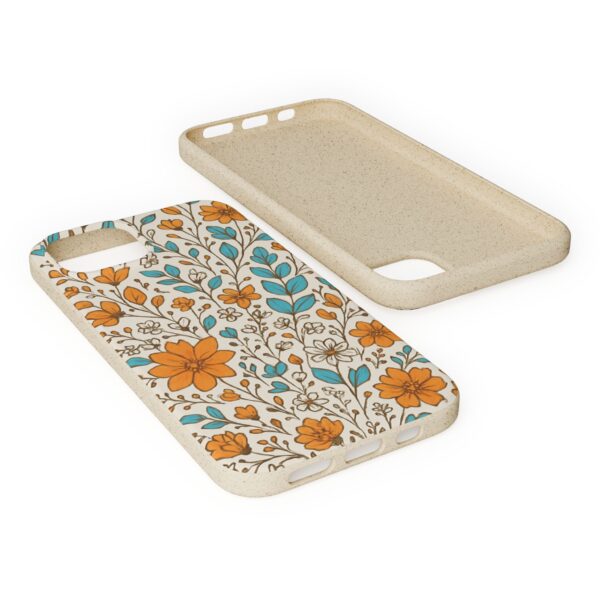 Floral Biodegradable Phone Case - Eco-Friendly Design for Nature Lovers
