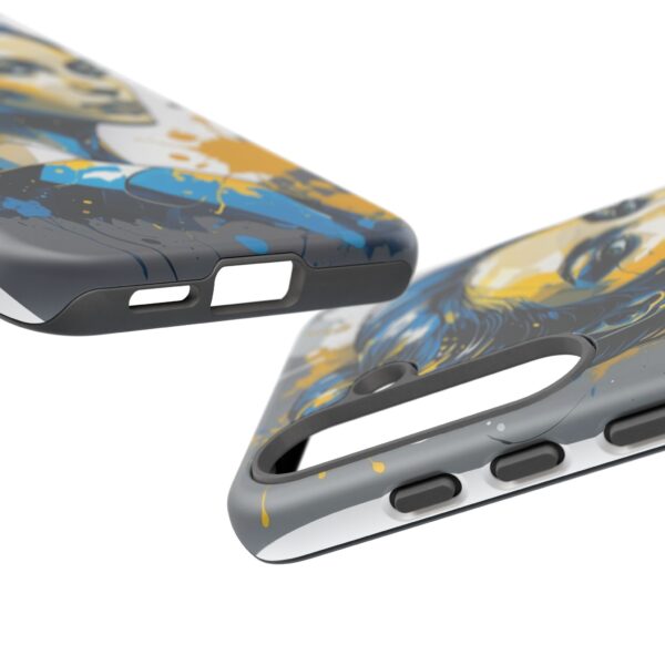 Vibrant, Artistic Tough Phone Case, Modern Art, Smartphone Accessories