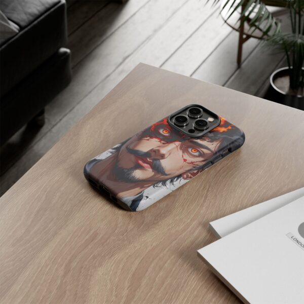 Fiery Design, Anime Style, Unique Cell Phone Accessory, Strong and Stylish