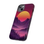 Mountain Sunset Phone Case - Tough Cases for Nature Lovers