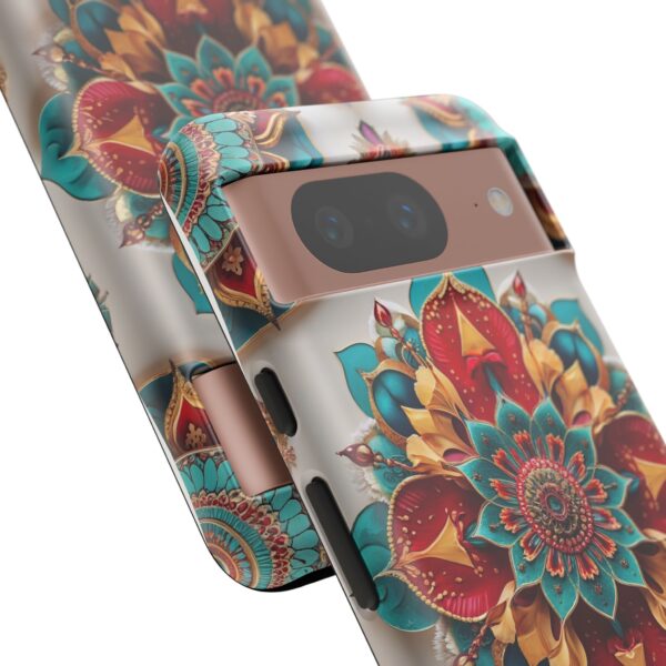 Colorful Mandala Phone Cover, Bohemian Style Accessory, Unique Gift for Her, Stylish Smartphone Protection