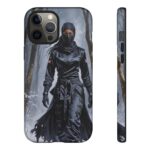 Artistic Phone Case, Ninja Aesthetic, Unique Smartphone Cover, Adventurous Spirit