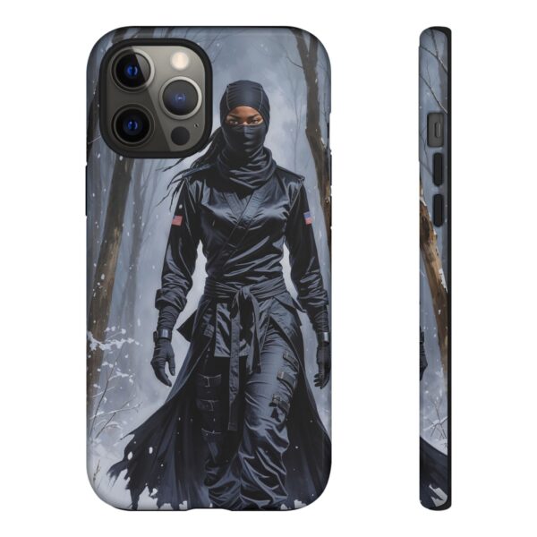 Artistic Phone Case, Ninja Aesthetic, Unique Smartphone Cover, Adventurous Spirit