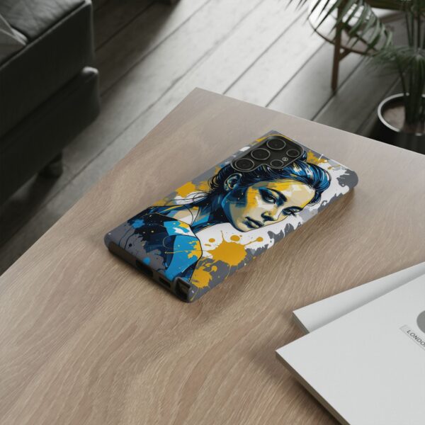 Vibrant, Artistic Tough Phone Case, Modern Art, Smartphone Accessories