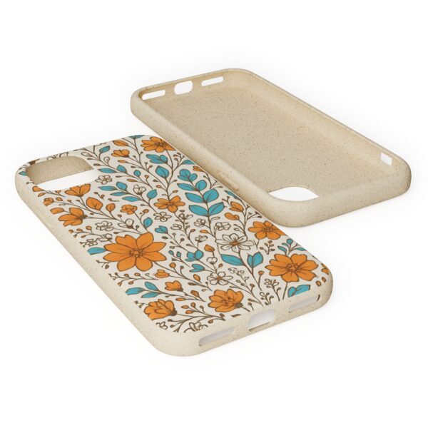 Floral Biodegradable Phone Case - Eco-Friendly Design for Nature Lovers