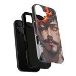 Fiery Design, Anime Style, Unique Cell Phone Accessory, Strong and Stylish