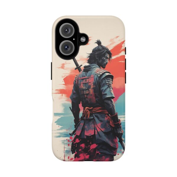 Samurai Warrior Phone Case, Tough Cases, Unique Phone Accessories, Phone Cover Gift, Gamer Phone Decor, Anime Style Case