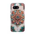 Mandala Phone Case, Colorful Floral Design, Bohemian Style, Tough Cases, Gift for Her