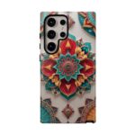 Colorful Mandala Phone Cover, Bohemian Style Accessory, Unique Gift for Her, Stylish Smartphone Protection