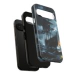 Stormy Seas Tough Phone Case - Pirate Ship Design