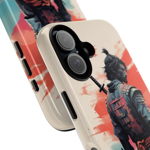 Samurai Warrior Phone Case, Tough Cases, Unique Phone Accessories, Phone Cover Gift, Gamer Phone Decor, Anime Style Case