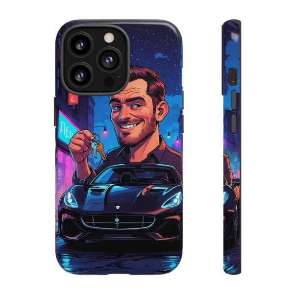 Stylish Car Enthusiast Phone Case with Key Design