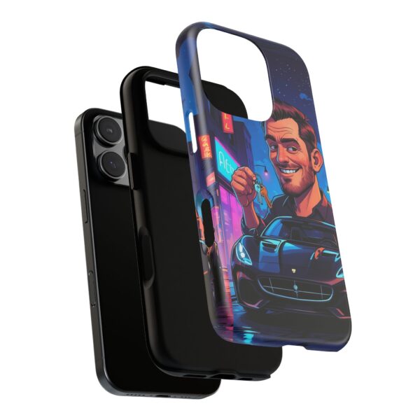 Stylish Car Enthusiast Phone Case with Key Design