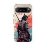 Samurai Warrior Phone Case, Tough Cases, Unique Phone Accessories, Phone Cover Gift, Gamer Phone Decor, Anime Style Case