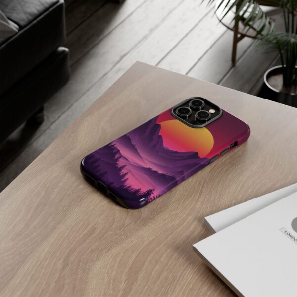 Mountain Sunset Phone Case - Tough Cases for Nature Lovers