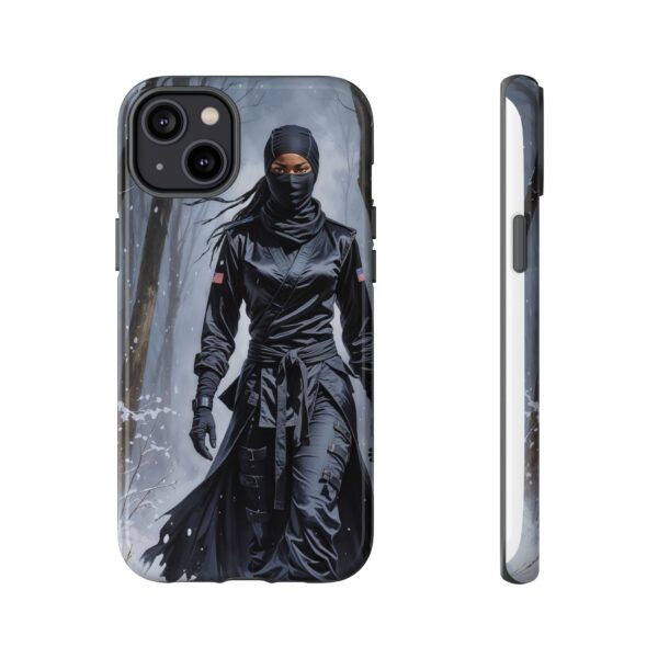 Artistic Phone Case, Ninja Aesthetic, Unique Smartphone Cover, Adventurous Spirit