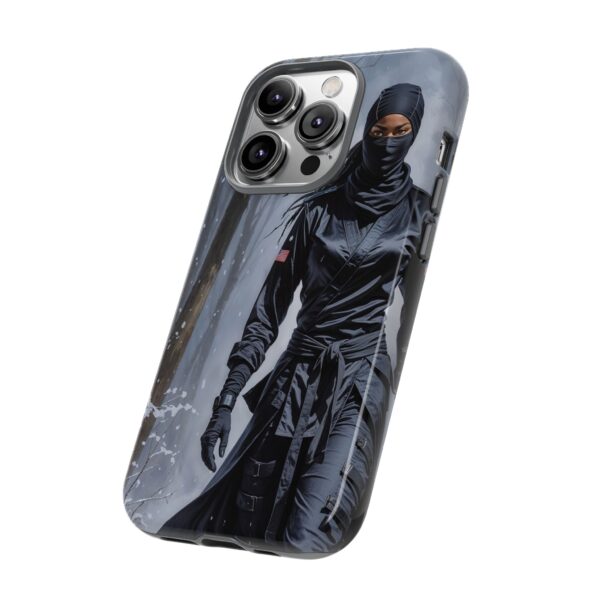 Artistic Phone Case, Ninja Aesthetic, Unique Smartphone Cover, Adventurous Spirit