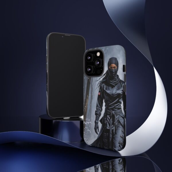 Artistic Phone Case, Ninja Aesthetic, Unique Smartphone Cover, Adventurous Spirit