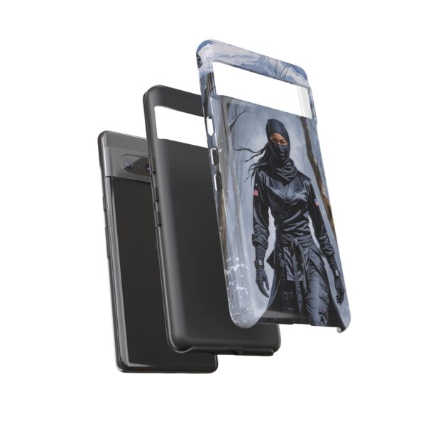Artistic Phone Case, Ninja Aesthetic, Unique Smartphone Cover, Adventurous Spirit