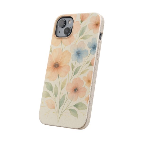 Floral Biodegradable Phone Case - Eco-Friendly Nature Design