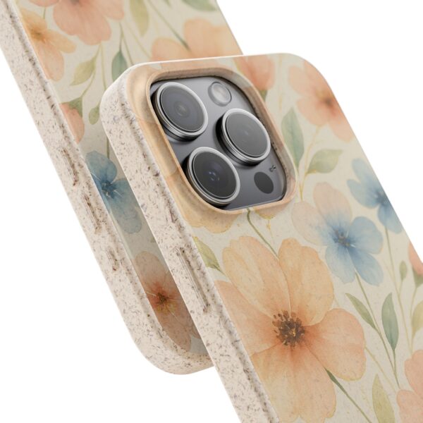 Floral Biodegradable Phone Case - Eco-Friendly Nature Design