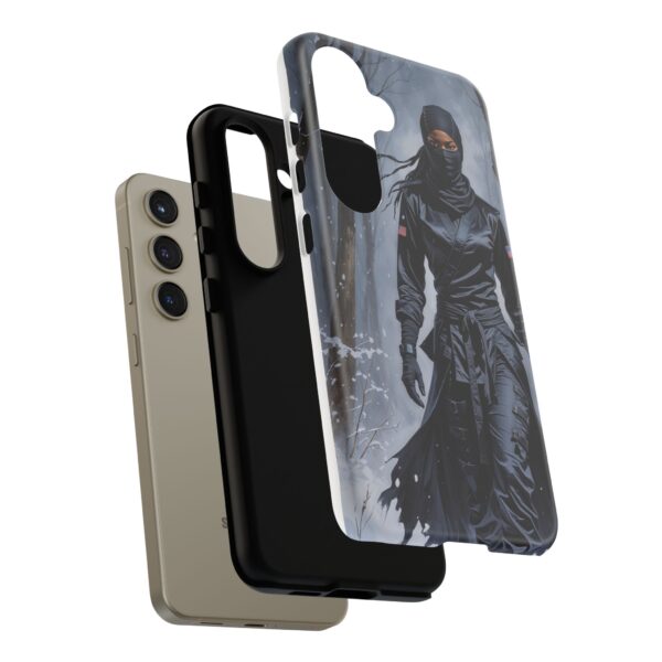 Artistic Phone Case, Ninja Aesthetic, Unique Smartphone Cover, Adventurous Spirit