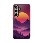 Mountain Sunset Phone Case - Tough Cases for Nature Lovers