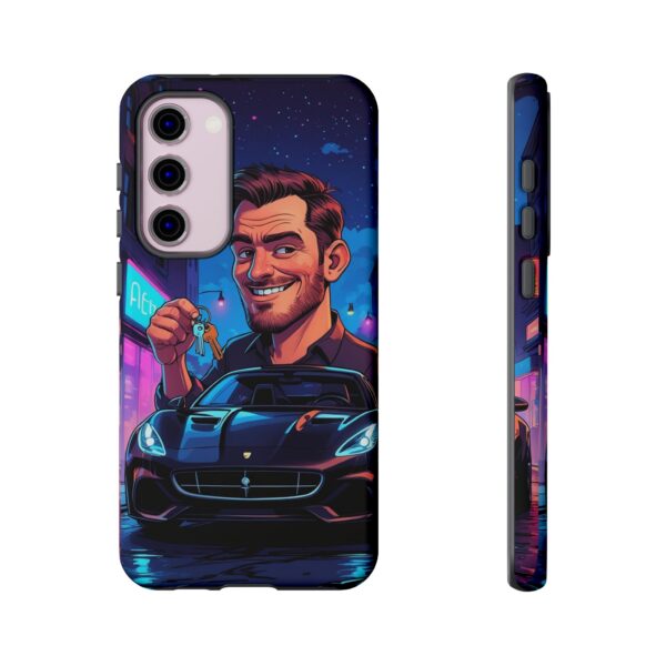 Stylish Car Enthusiast Phone Case with Key Design