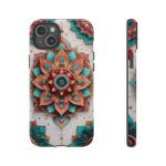 Mandala Phone Case, Colorful Floral Design, Bohemian Style, Tough Cases, Gift for Her