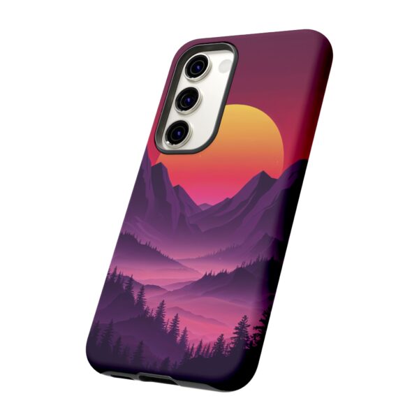 Mountain Sunset Phone Case - Tough Cases for Nature Lovers