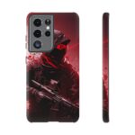 Red Urban Warrior Phone Case for Gamers & Action Fans