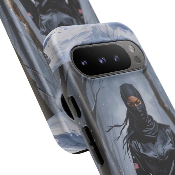 Artistic Phone Case, Ninja Aesthetic, Unique Smartphone Cover, Adventurous Spirit