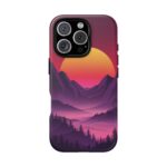 Mountain Sunset Phone Case - Tough Cases for Nature Lovers