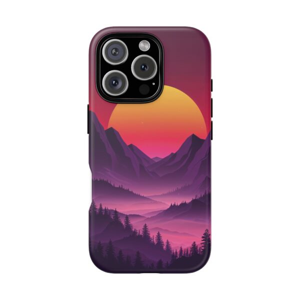 Mountain Sunset Phone Case - Tough Cases for Nature Lovers